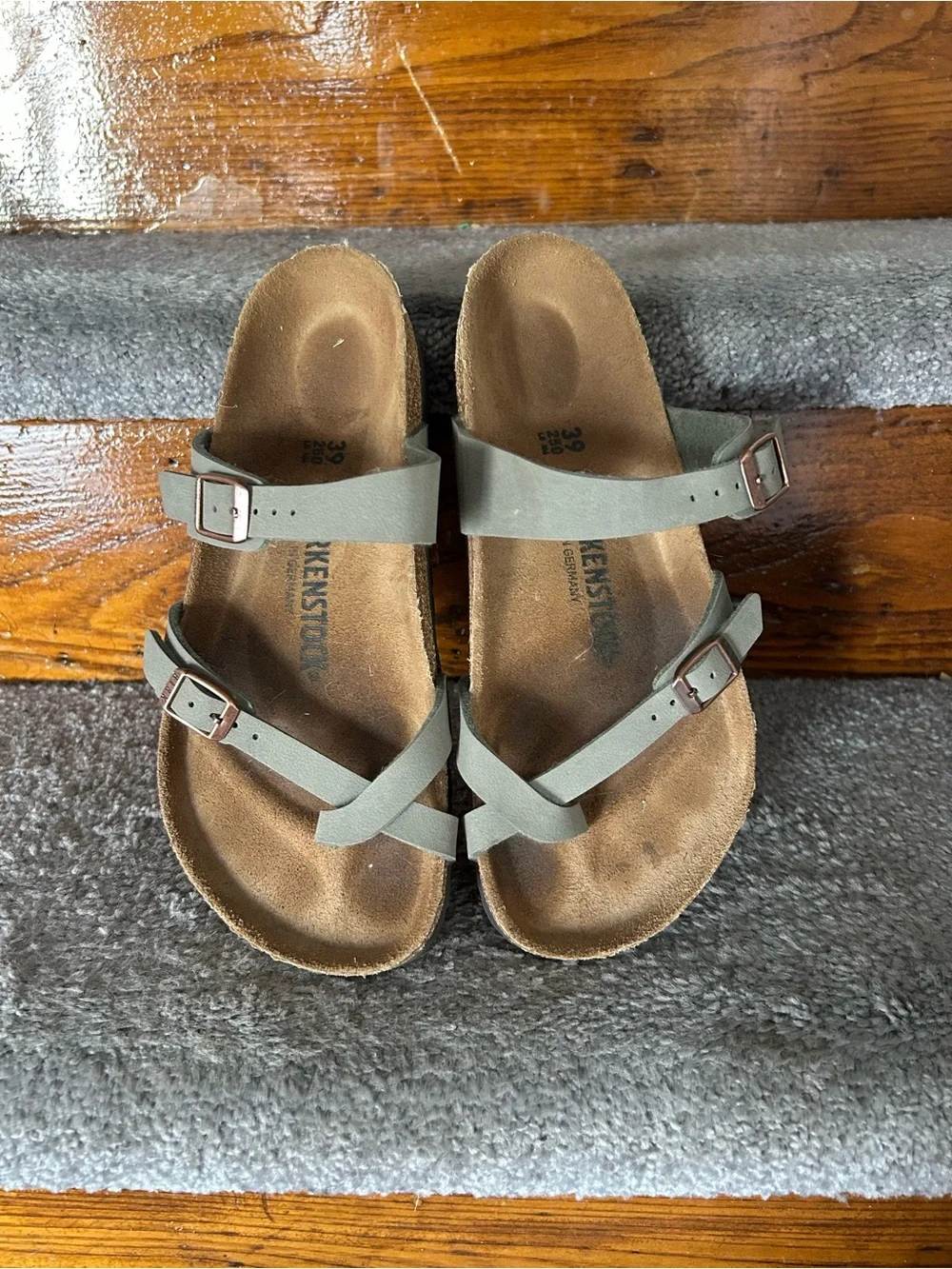 Birkenstock Mayari Birkibuc Stone